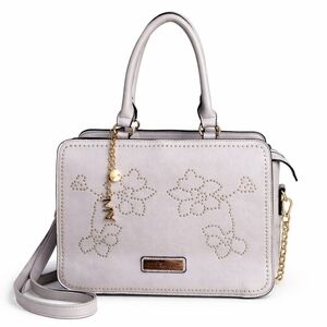 Andrew Marc New York Satchel w/ Floral Stud Detail - Top Handle & Crossbody